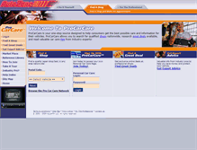 Tablet Screenshot of evansauto.procarcare.com